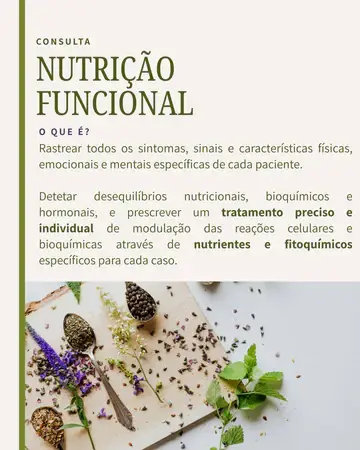 Consulta NUTRIÇÃO FUNCIONAL