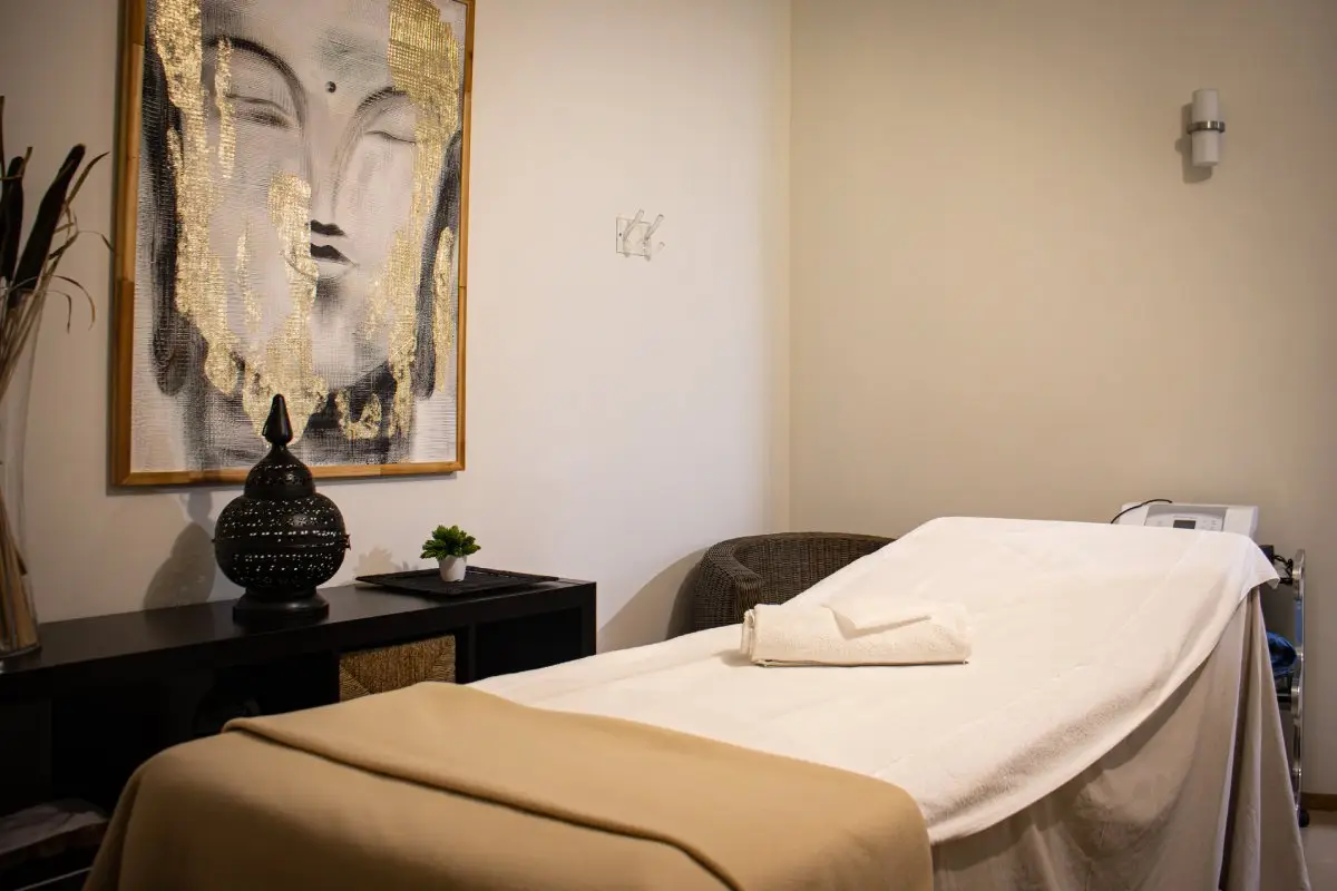 Gabinete para massagens e tratamentos de bem-estar